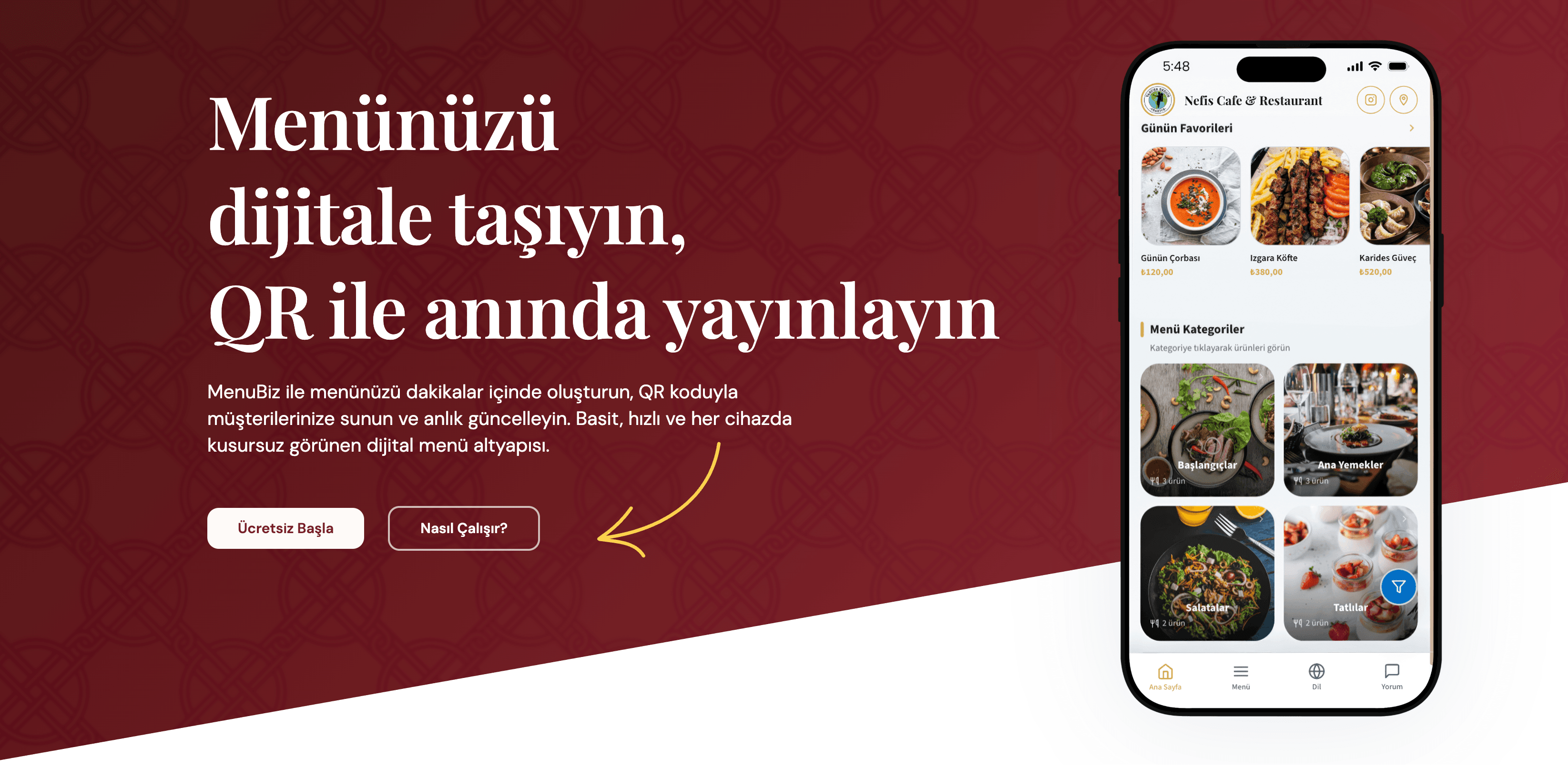 Fine Dining Restoranlar İçin Dijital Menü Platformları: 2026 Karşılaştırması ve MenuBiz Neden Öne Çıkıyor?