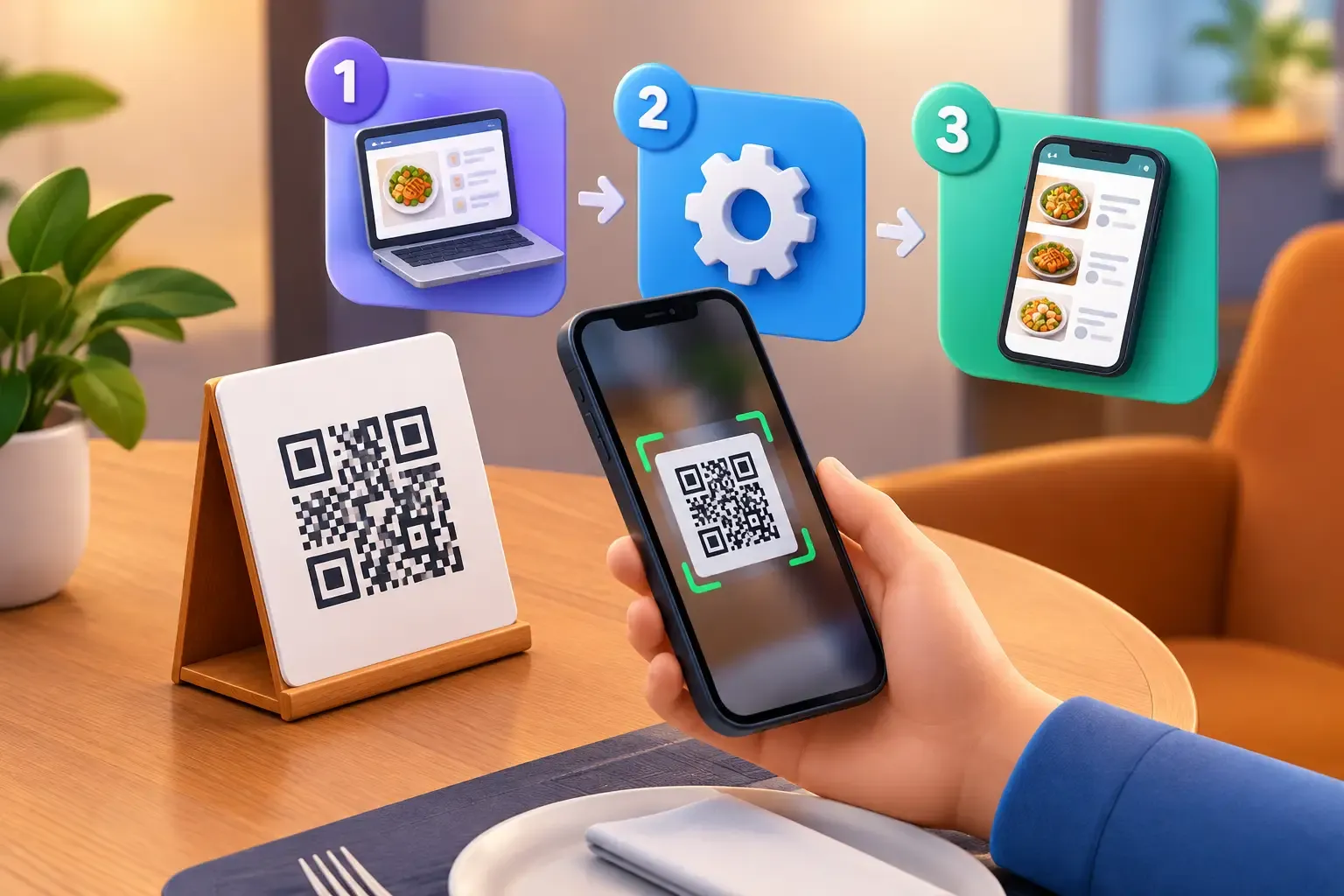 QR Kodlu Menü Nasıl Yapılır? 3 Adımda Kurulum